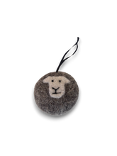Bauble - Herdwick wool (grey)