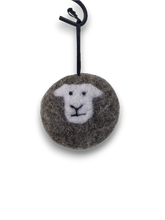 Bauble - Herdwick wool (grey)