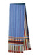 Scarf (Silk/Wool) Rosa Tide Mid Blue (27 x 185)