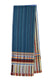 Scarf (Silk/Wool) Rosa Tide Mid Blue (27 x 185)